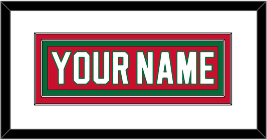 New Jersey Nameplate - Road Red (1982-1992) - Signature Tier 1