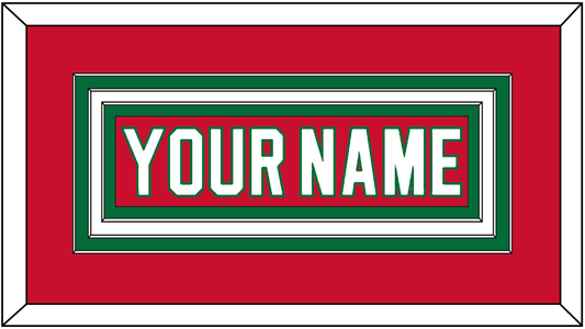 New Jersey Nameplate - Heritage Red (2010-2017) - Premier Tier 1