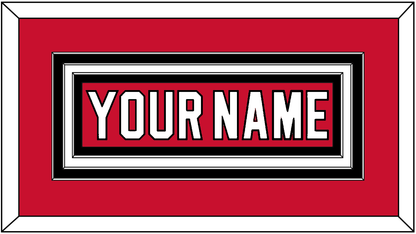 New Jersey Nameplate - Home Red- Premier Tier 1