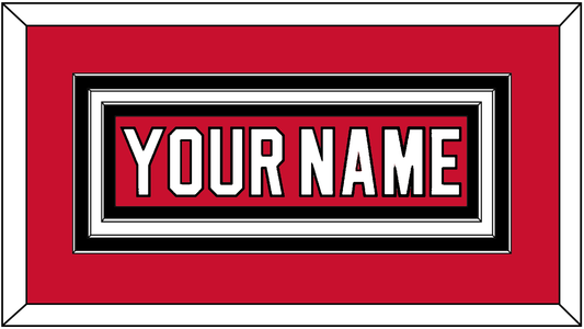 New Jersey Nameplate - Home Red- Premier Tier 1