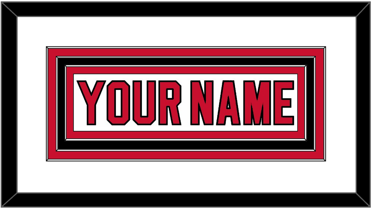 New Jersey Nameplate - Road White (2007-2017) - Premier Tier 1