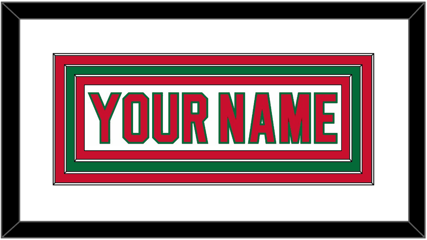 New Jersey Nameplate - Home White (1982-1992) - Premier Tier 1