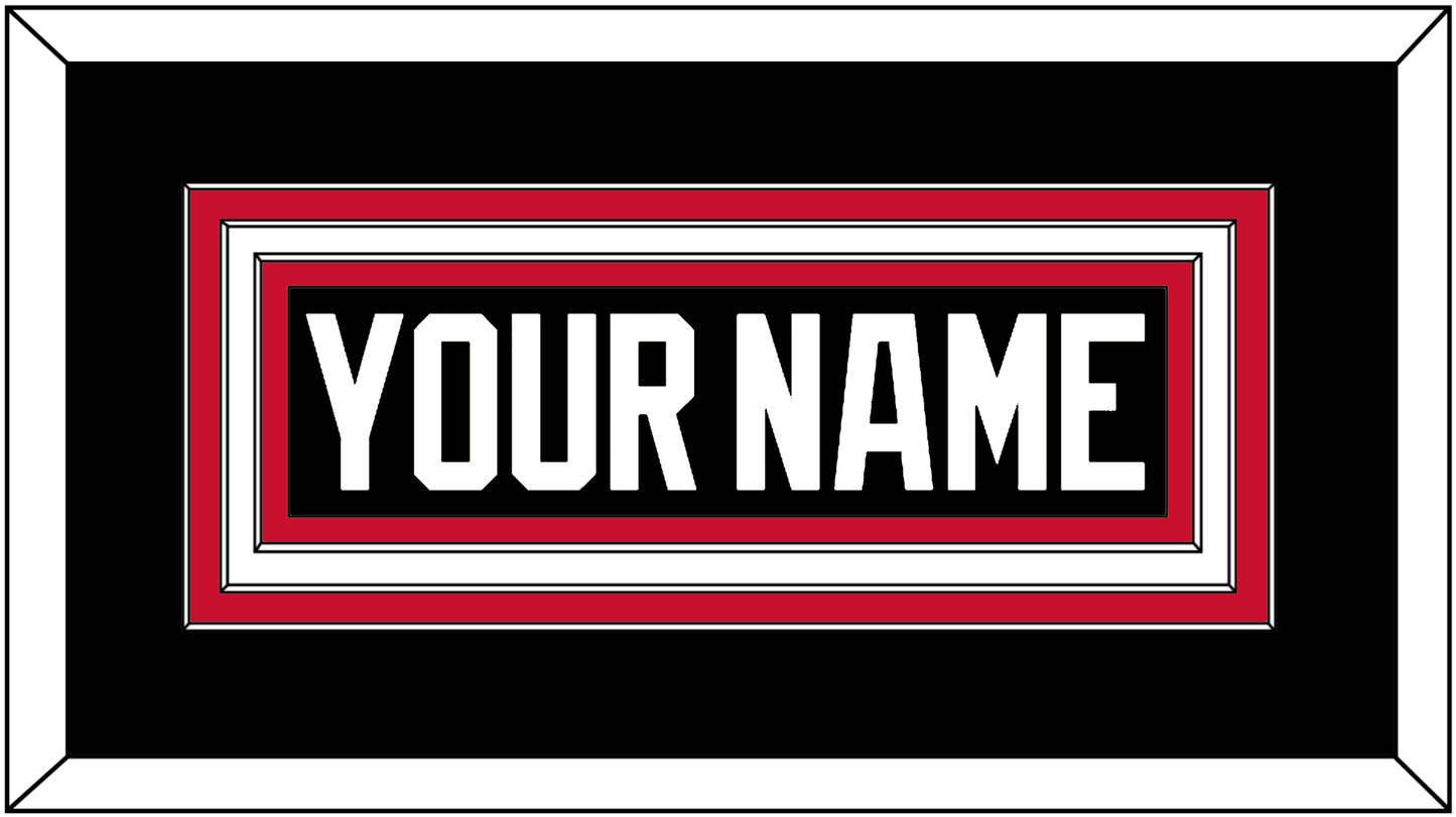 New Jersey Nameplate - Alternate Black - Premier Tier 1