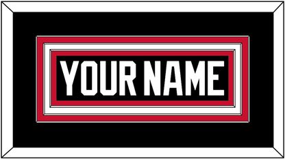 New Jersey Nameplate - Alternate Black - Premier Tier 1