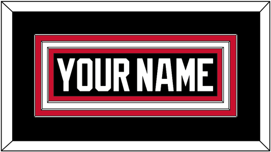 New Jersey Nameplate - Alternate Black - Premier Tier 1