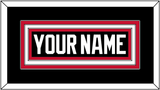 New Jersey Nameplate - Alternate Black - Triple Mat 1