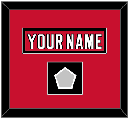 New Jersey Nameplate & 1995 Stanley Cup Champions Patch - Road Red (1992-2007) - Essential Tier 2