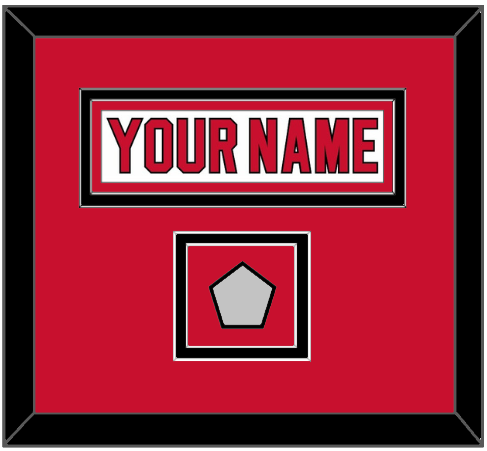 New Jersey Nameplate & 1995 Stanley Cup Champions Patch - Home White (1992-2007) - Signature Tier 2
