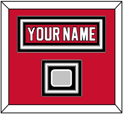 New Jersey Nameplate & 1995 Stanley Cup Champions Patch - Road Red (1992-2007) - Premier Tier 1
