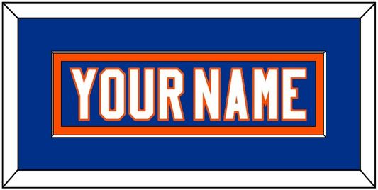 New York Nameplate - Home Blue - Essential Tier 2