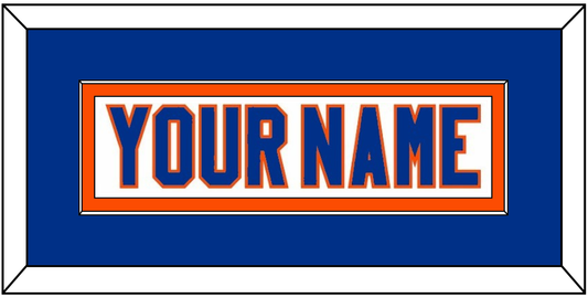 New York Nameplate - Road White - Essential Tier 3