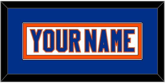 New York Nameplate - Road White - Essential Tier 3