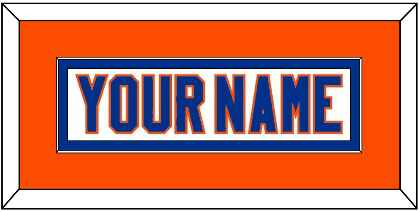 New York Nameplate - Road White - Essential Tier 4