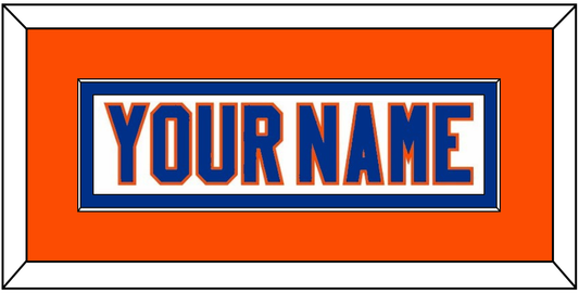 New York Nameplate - Road White - Essential Tier 4