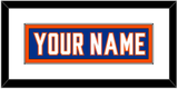 New York Nameplate - Alternate Blue - Single Mat 1