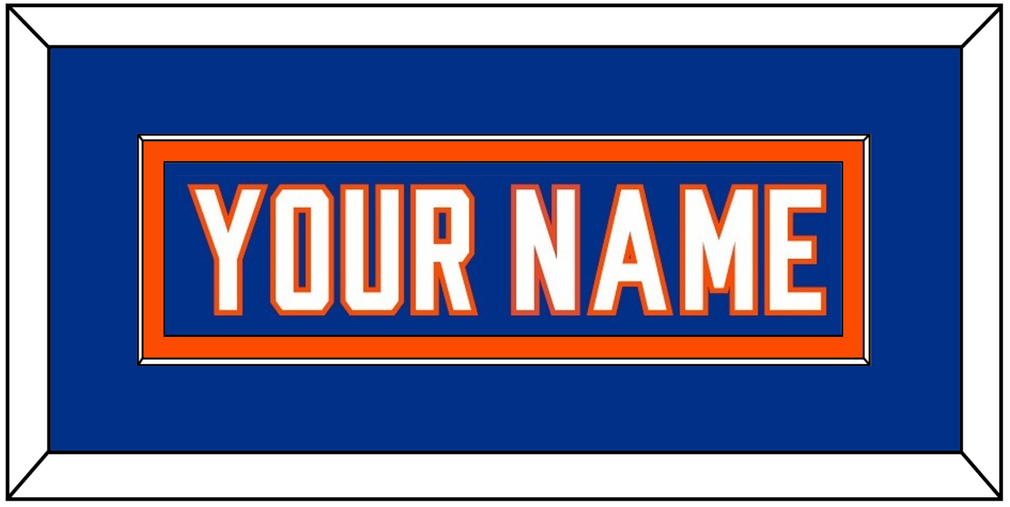 New York Nameplate - Alternate Blue - Essential Tier 2