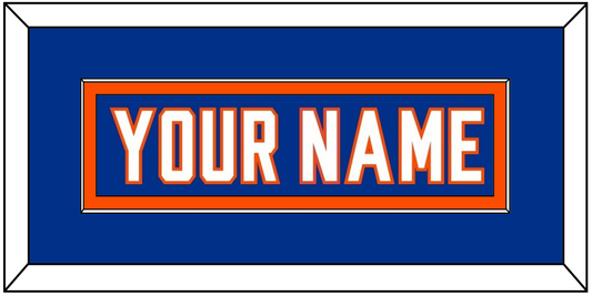 New York Nameplate - Alternate Blue - Essential Tier 2