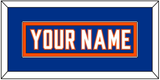 New York Nameplate - Alternate Blue - Single Mat 2