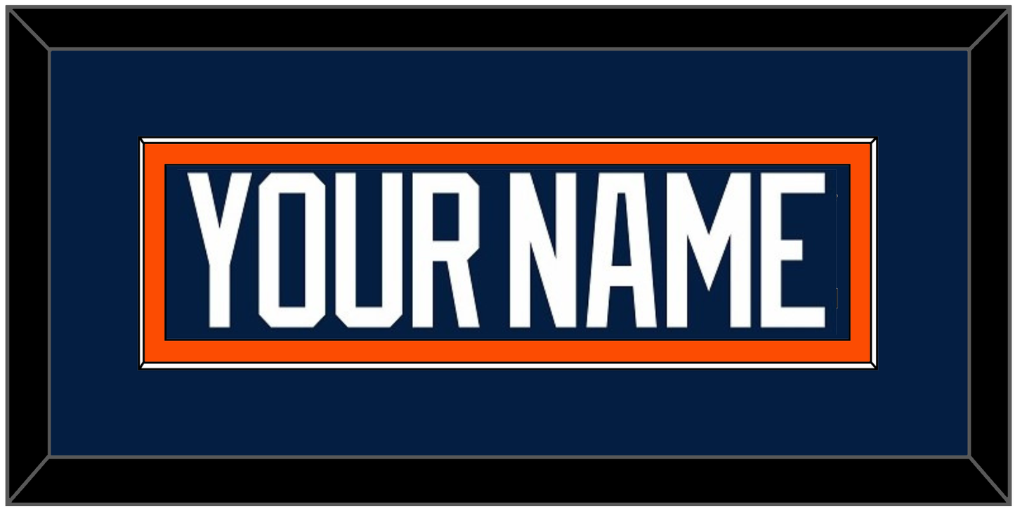 New York Nameplate - Road Blue Jersey (1998-2007) - Essential Tier 2