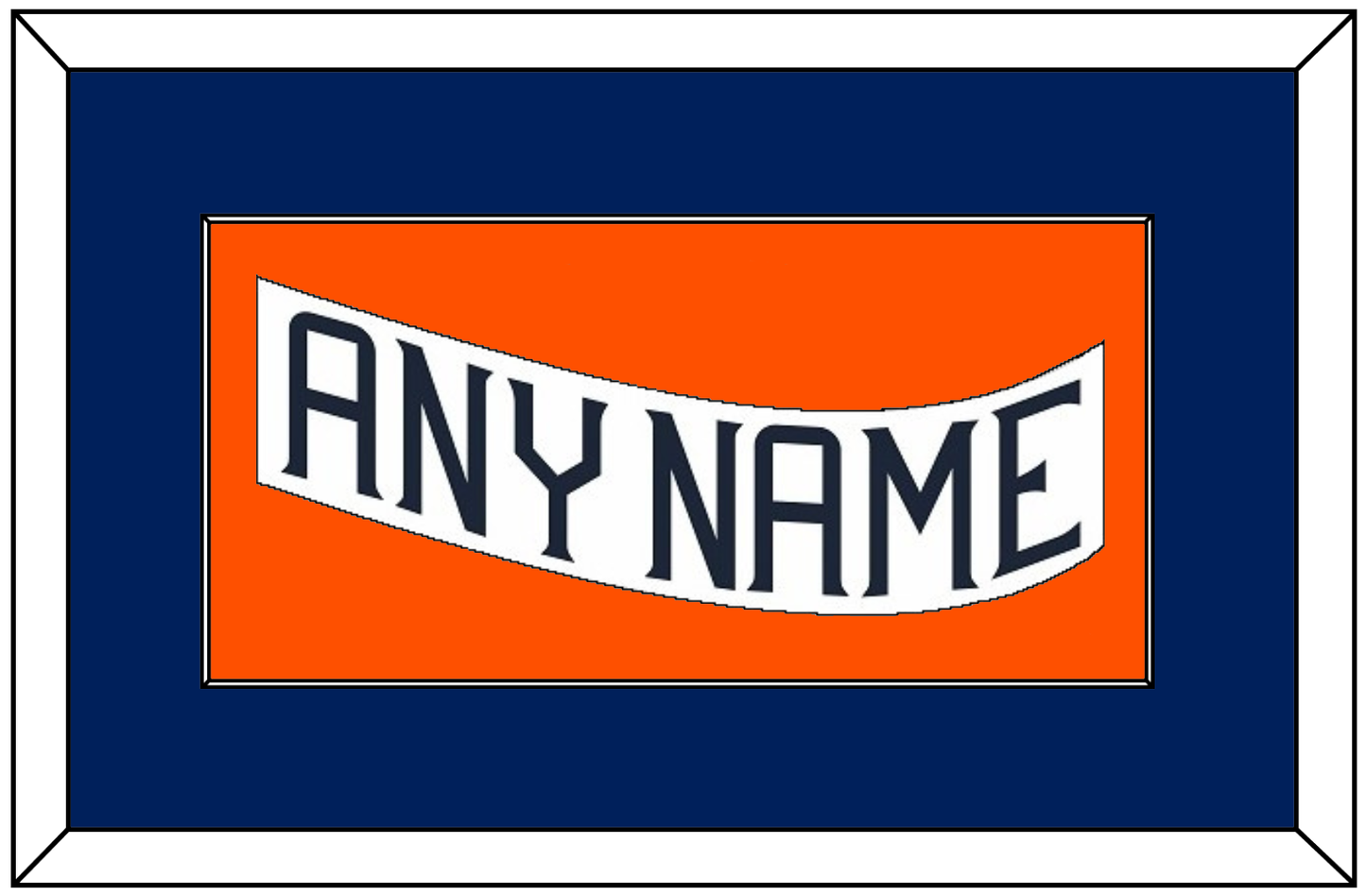 New York Nameplate - Home White (1995-1998) - Essential Tier 2