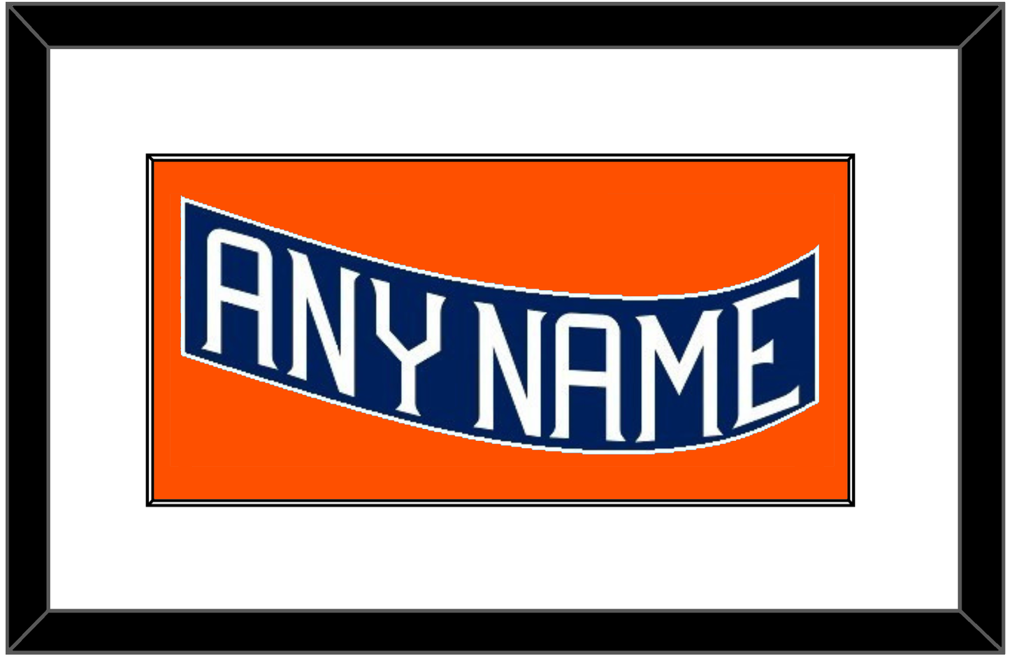 New York Nameplate - Road Blue (1995-1998) - Essential Tier 1