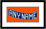 New York Nameplate - Road Blue (1995-1998) - Single Mat 1