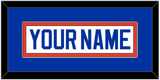 New York Nameplate - Home White (1984-1995) - Single Mat 2