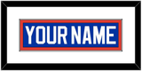 New York Nameplate - Road Blue (1984-1995) - Single Mat 1