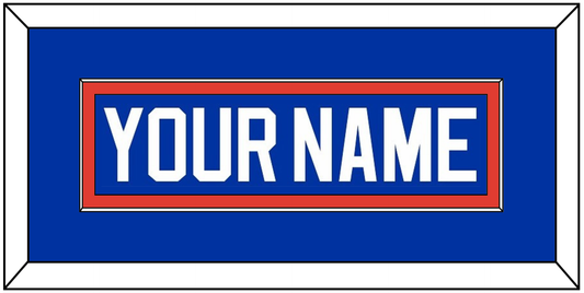 New York Nameplate - Road Blue (1984-1995) - Essential Tier 2
