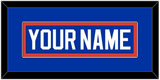 New York Nameplate - Road Blue (1984-1995) - Single Mat 2