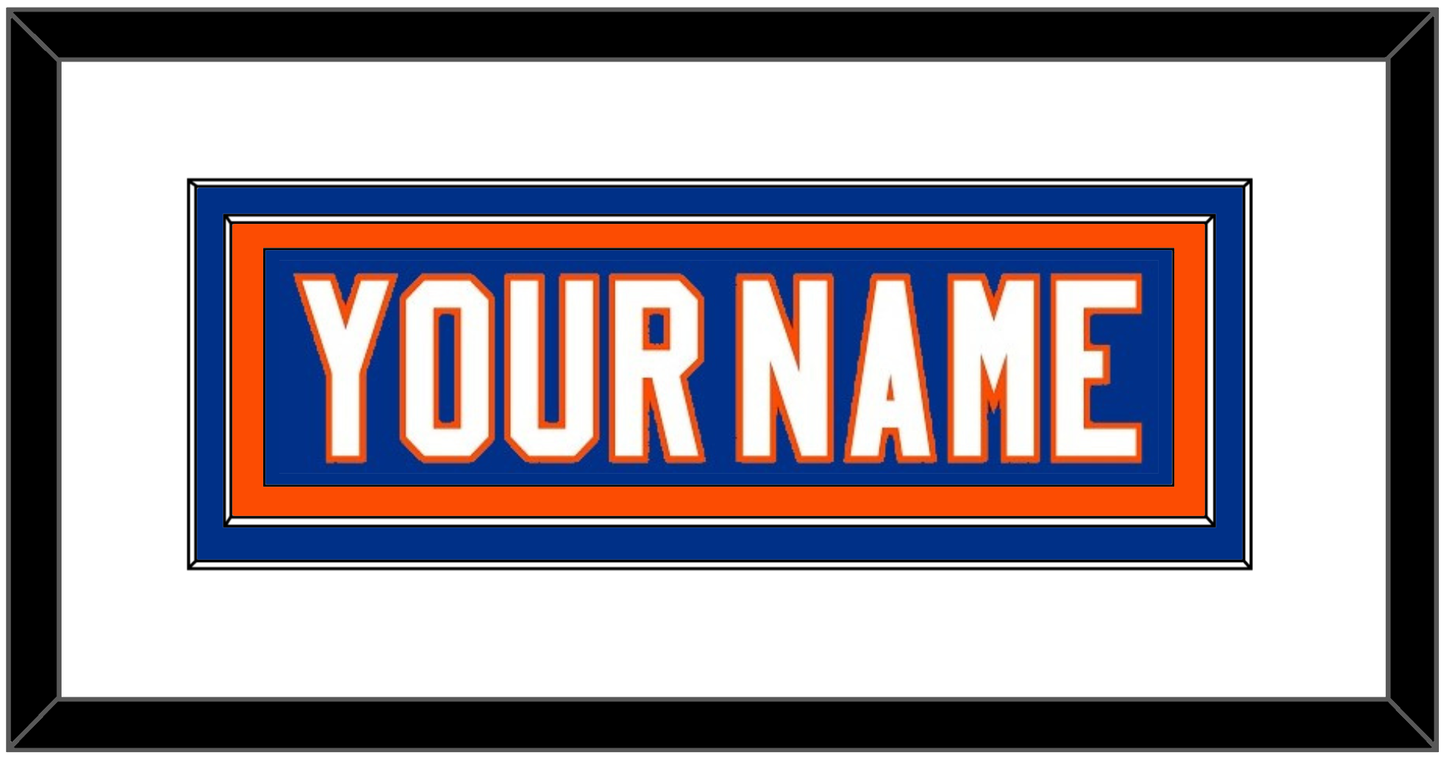 New York Nameplate - Home Blue - Signature Tier 1