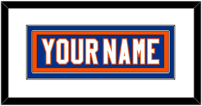 New York Nameplate - Home Blue - Signature Tier 1
