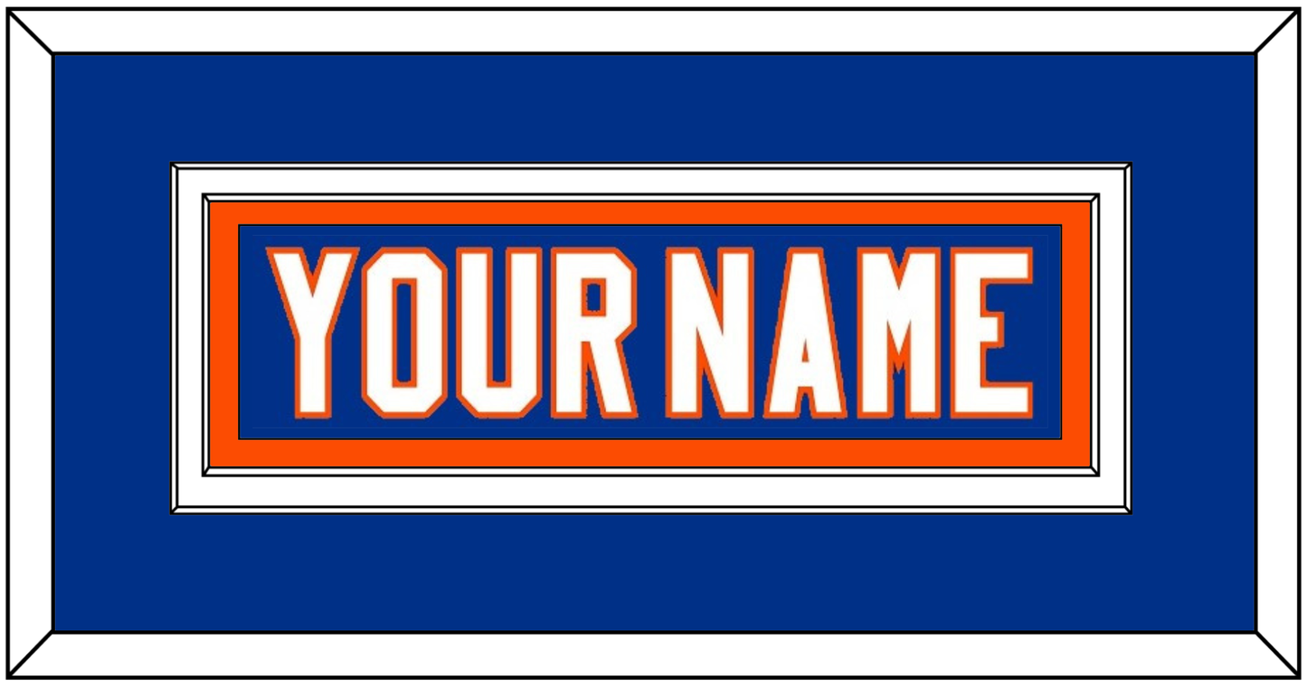 New York Nameplate - Home Blue - Signature Tier 2