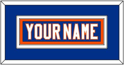 New York Nameplate - Home Blue - Signature Tier 2