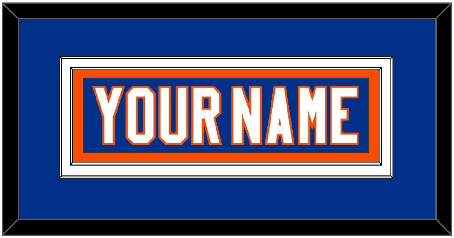 New York Nameplate - Home Blue - Signature Tier 2