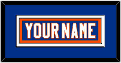 New York Nameplate - Home Blue - Signature Tier 2