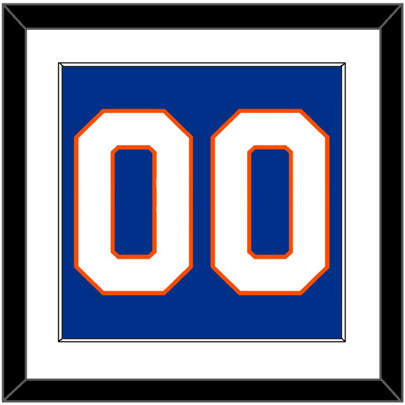 New York Number (Back) - Home Blue - Single Mat 1