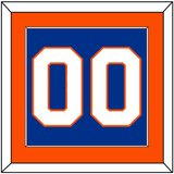 New York Number (Back) - Home Blue - Single Mat 2