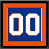 New York Number (Back) - Home Blue - Single Mat 2