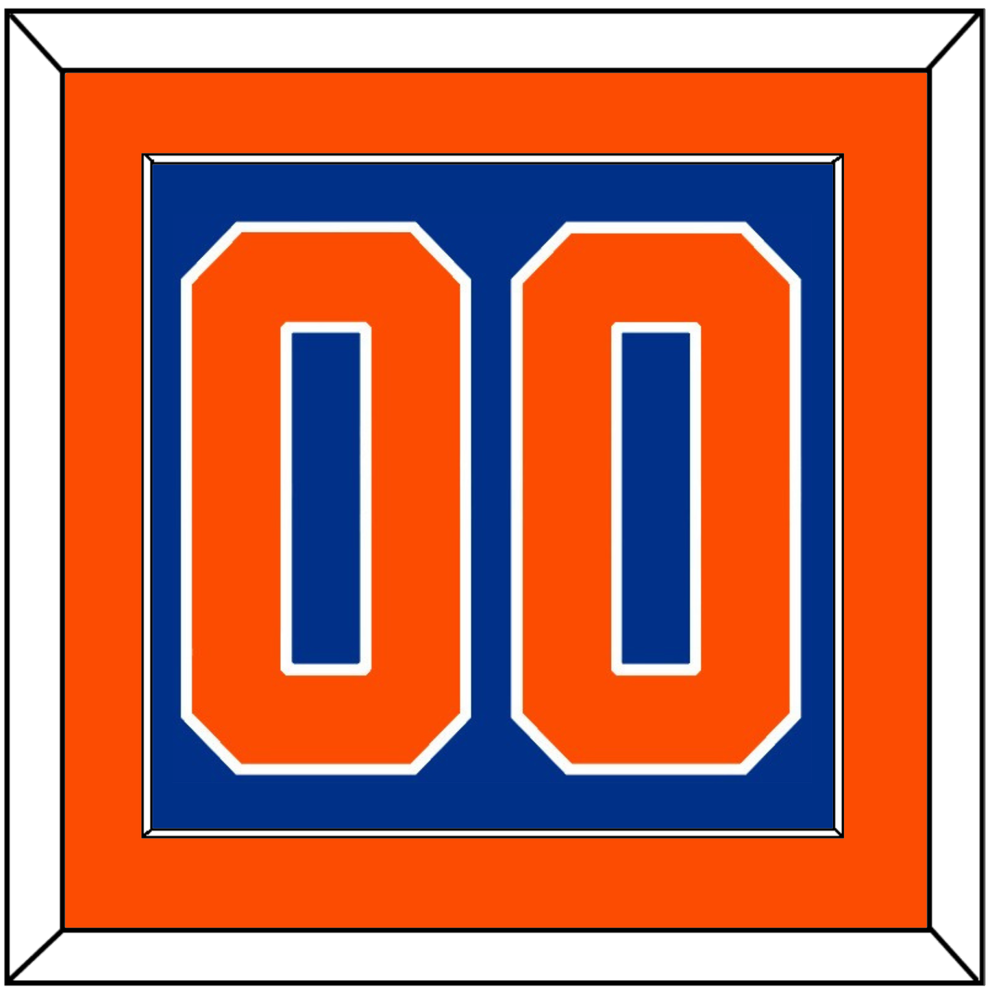 New York Number (Back) - Alternate Blue - Essential Tier 2