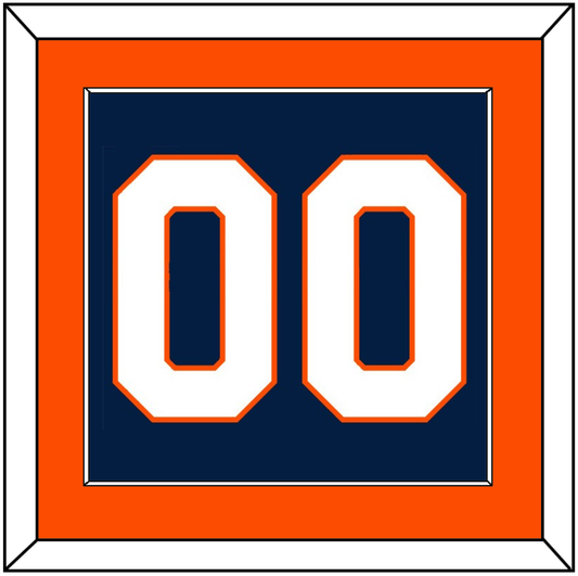 New York Number (Back) - Home Blue (2007-2010) - Essential Tier 2