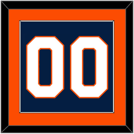 New York Number (Back) - Home Blue (2007-2010) - Essential Tier 2