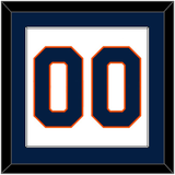 New York Number (Back) - Road White (2007-2010) - Single Mat 1