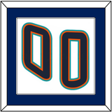 New York Number (Back) - Home White (1995-1998) - Single Mat 1