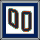 New York Number (Back) - Home White (1995-1998) - Single Mat 1