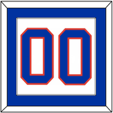 New York Number (Back) - Home White (1984-1995) - Single Mat 1