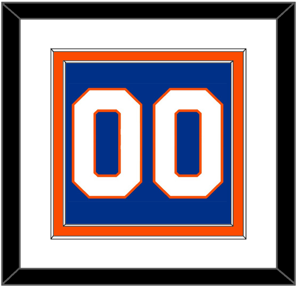 New York Number (Back) - Home Blue - Double Mat 1