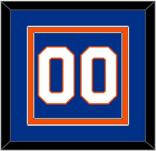 New York Number (Back) - Home Blue - Signature Tier 2