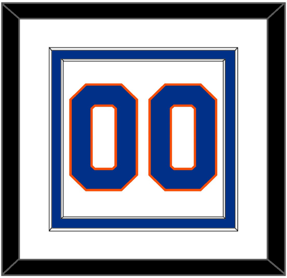 New York Number (Back) - Road White - Double Mat 1