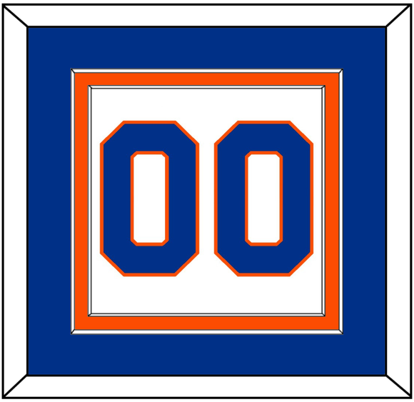 New York Number (Back) - Road White - Double Mat 3
